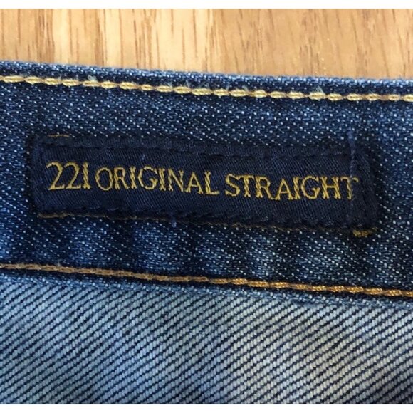 Lucky Brand Jeans Mens 221 Original Straight 36 x 30" Blue Denim Clover Lining - Picture 3 of 9